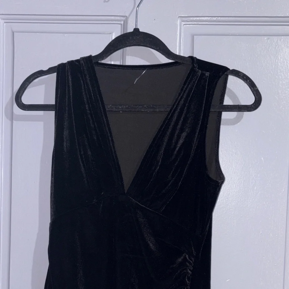 Black Velvet Dress